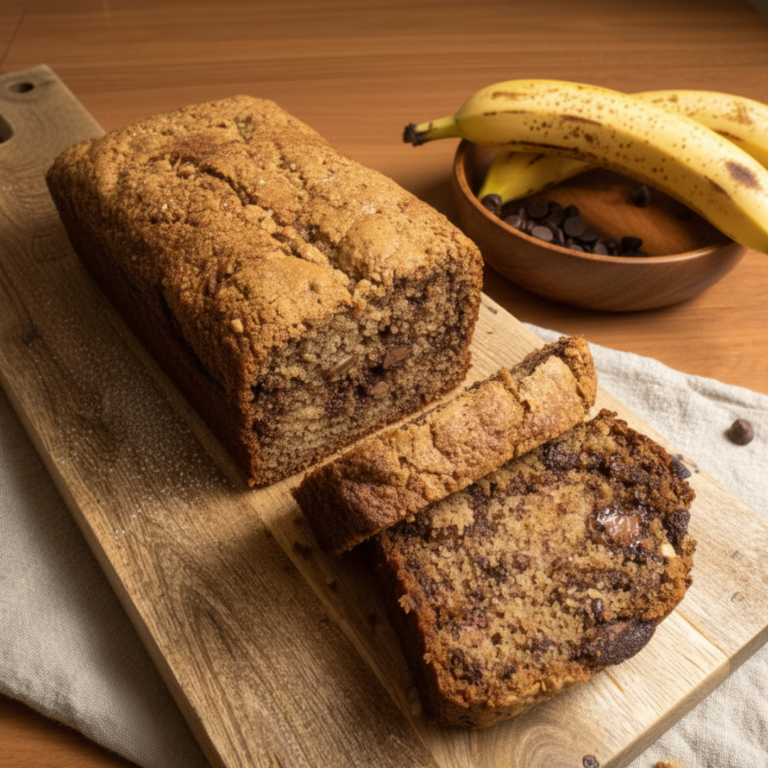 Κέικ Μπανάνας (Banana Bread) Αφράτο & Ζουμερό – Εύκολη Συνταγή