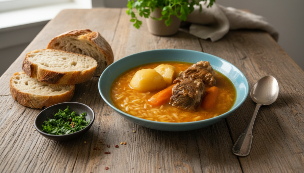 Κρεατόσουπα στη Χύτρα Ταχύτητας | Ζεστή & Χορταστική | Sia is Cooking