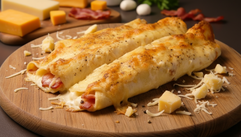 Κρέπες με τραγανό μπέικον και λιωμένα τυριά στο φούρνο | Sia is Cooking