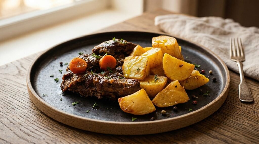 Μοσχάρι Λεμονάτο με Πατάτες στην Κατσαρόλα | Παραδοσιακή Συνταγή | Sia is Cooking