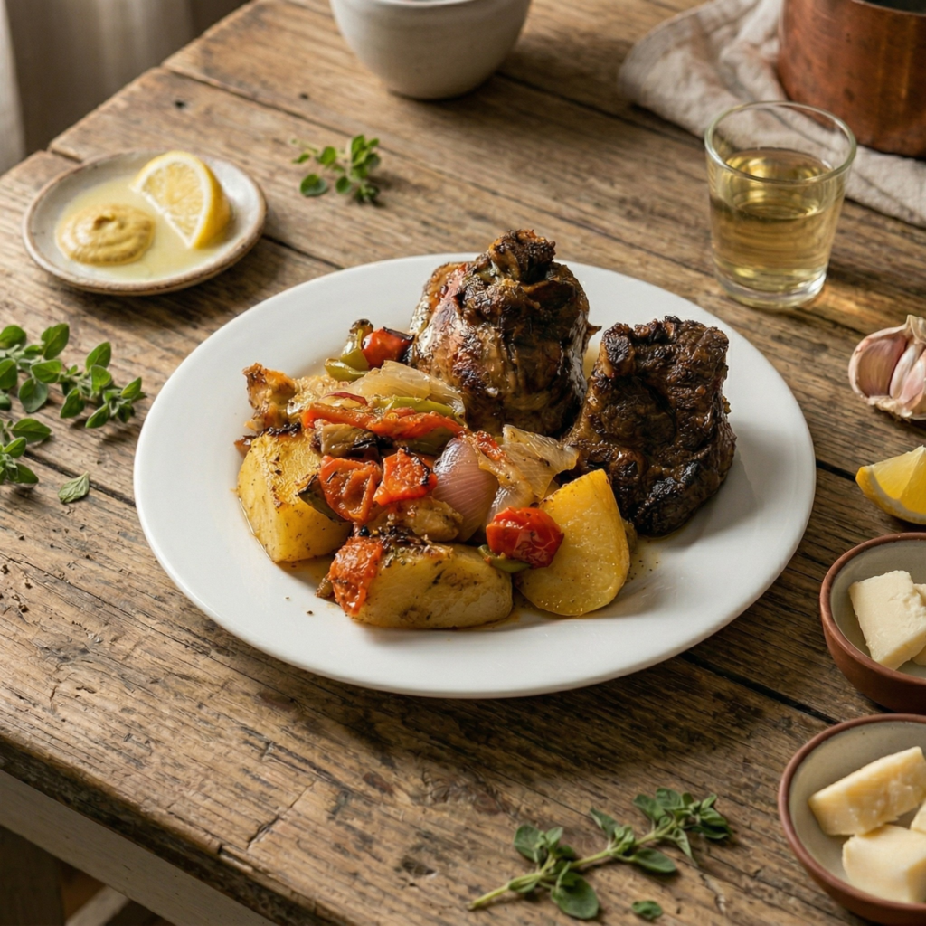 Ζουμερό Αρνί Κλέφτικο με Πατάτες & Τυρί στη Λαδόκολλα | Sia is Cooking