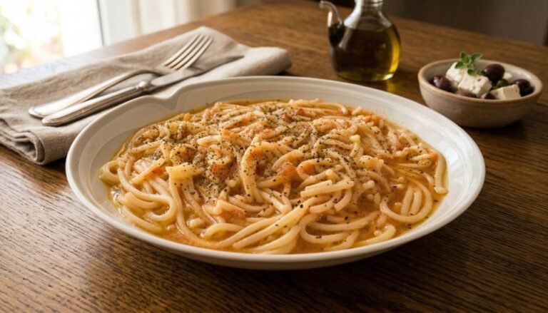 Χοντρομενούδελο Πελοποννήσου – Παραδοσιακή Συνταγή με Φιδέ & Ντομάτα | Sia is Cooking