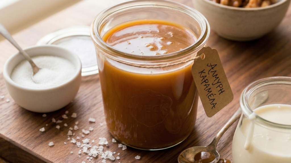 Σάλτσα Αλμυρής Καραμέλας | Εύκολη Σπιτική Καραμέλα για Παγωτά & Γλυκά | Sia is Cooking