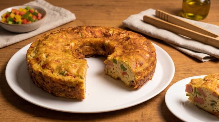 Σπιτικό Αλμυρό Κέικ με Τυριά, Πιπεριές & Ζαμπόν | Sia is Cooking